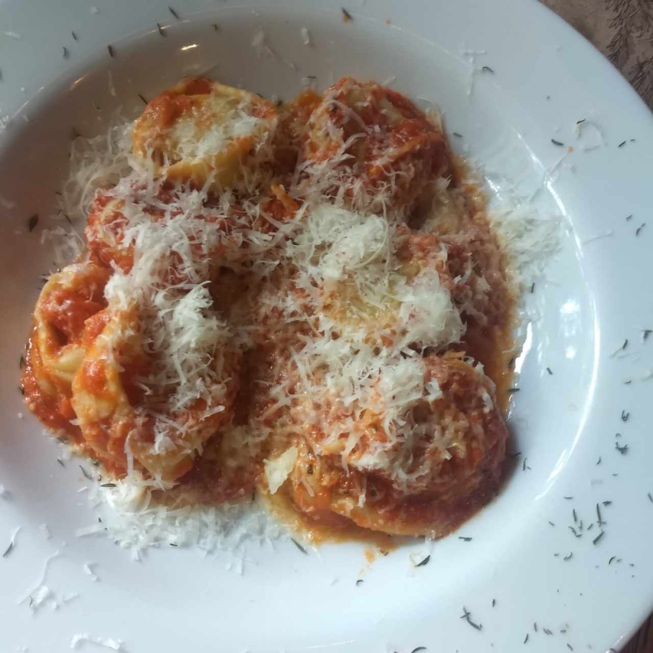 tortellini pomodoro relleno de champiñones 