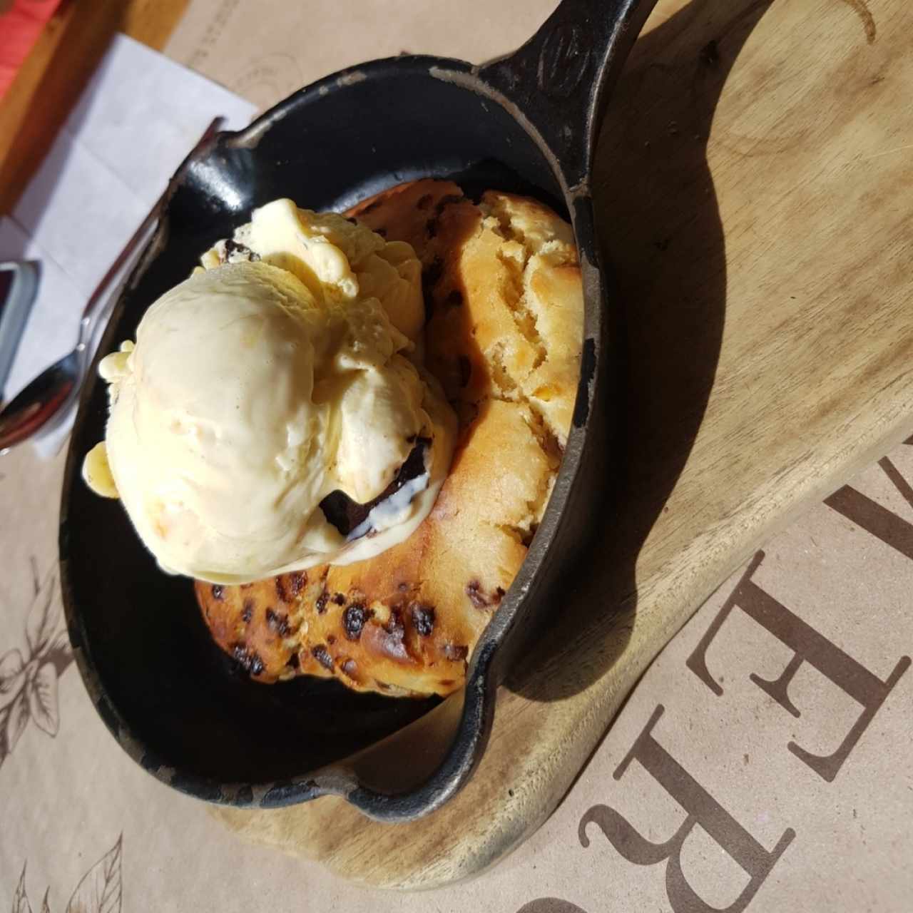 galleta con helado