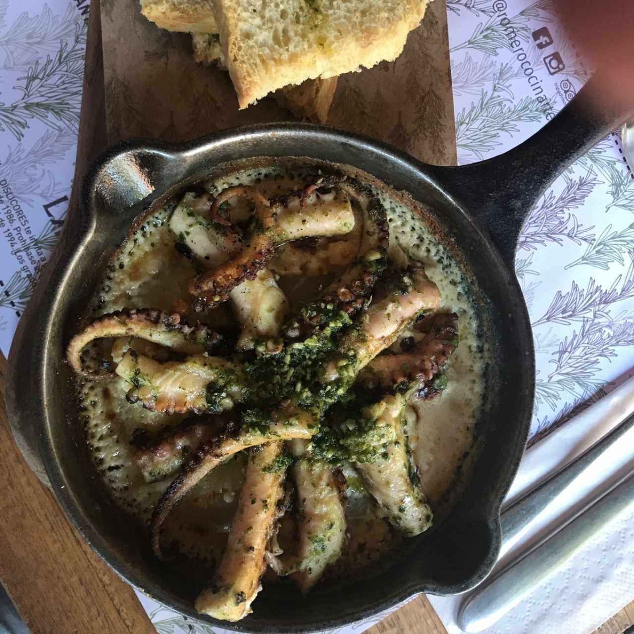 Cacerola de pulpo