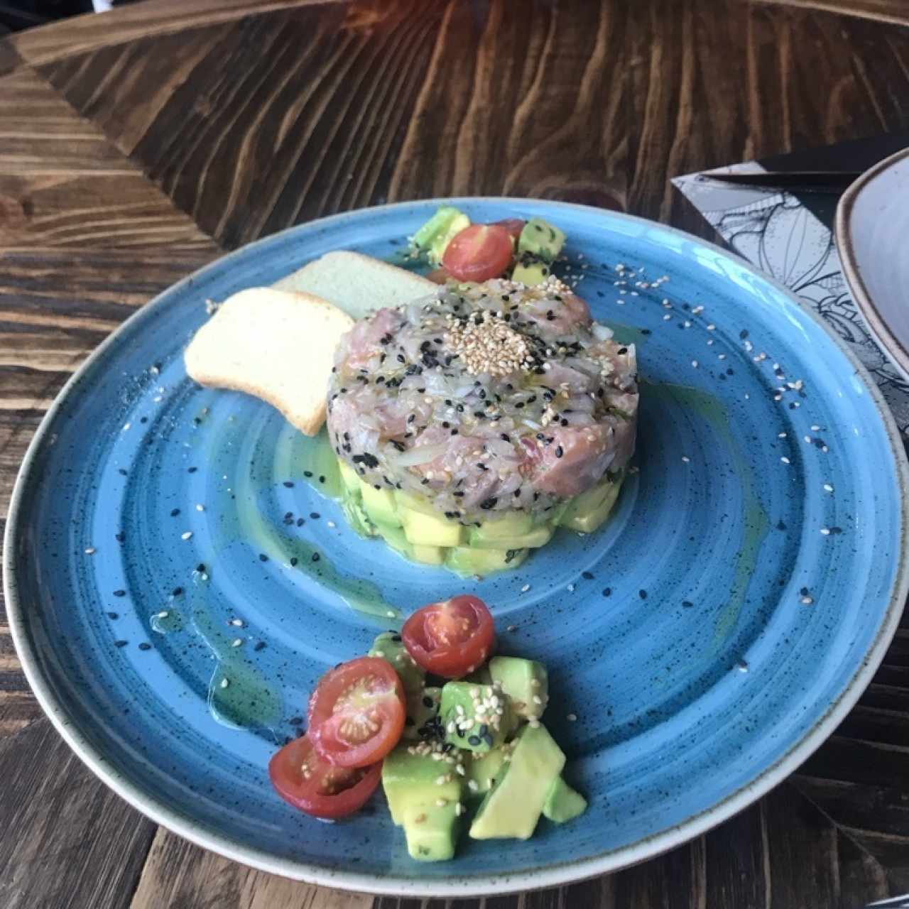 Tartar de salmon