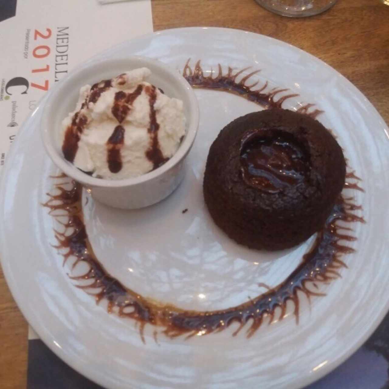 volcan de chocolate