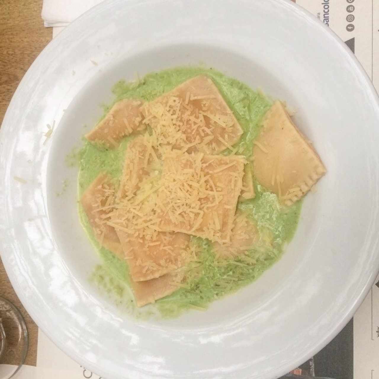 raviolis de tomates secos queso y espinaca