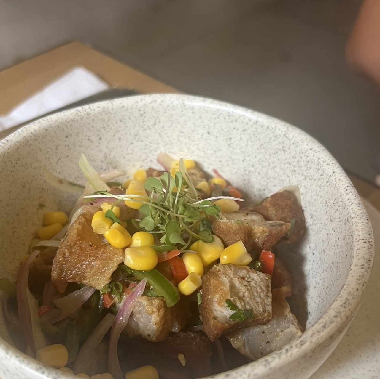 Ceviche de chicharrón 