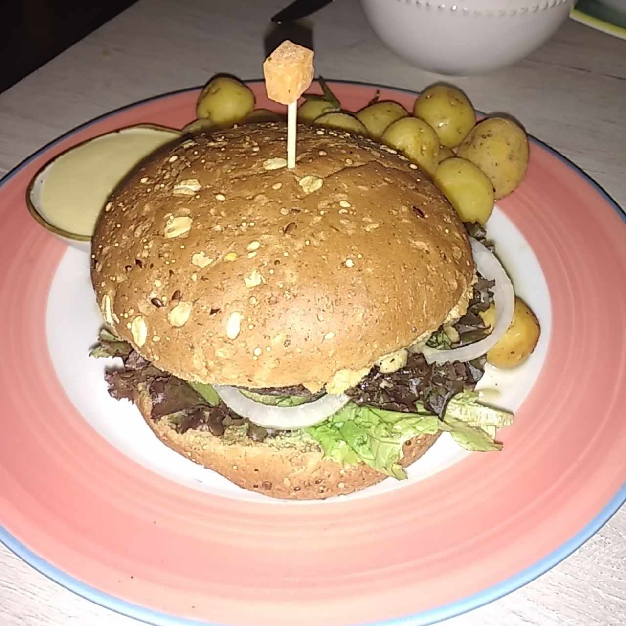 hamburguesa de portobello