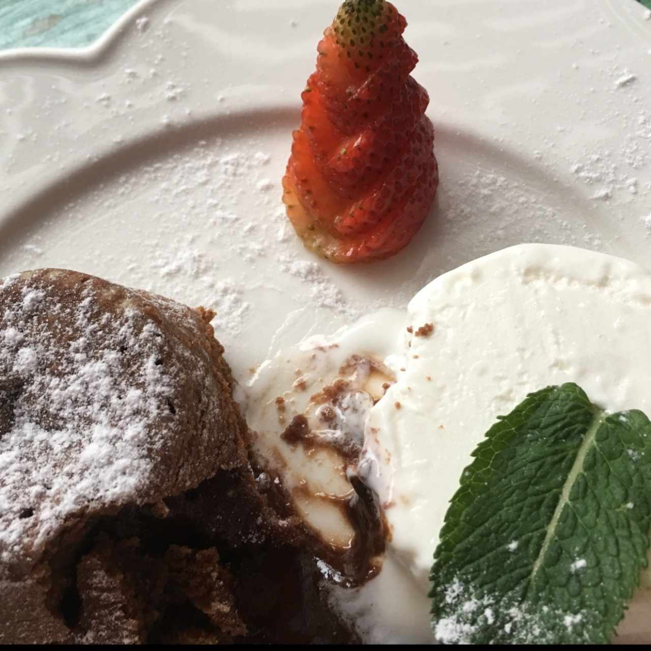 volcan de chocolate