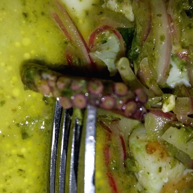 seviche de pulpo