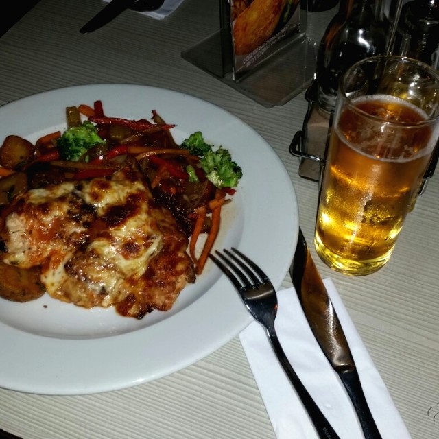 Pollo gratinado 