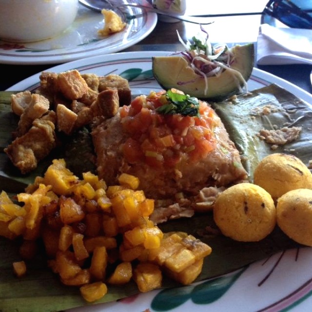 Tamal de frijol cundiboyacense