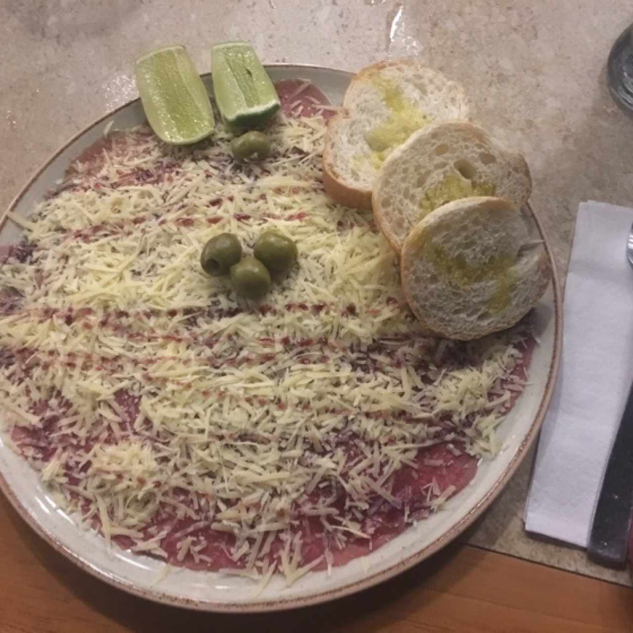 Carpaccio de Res