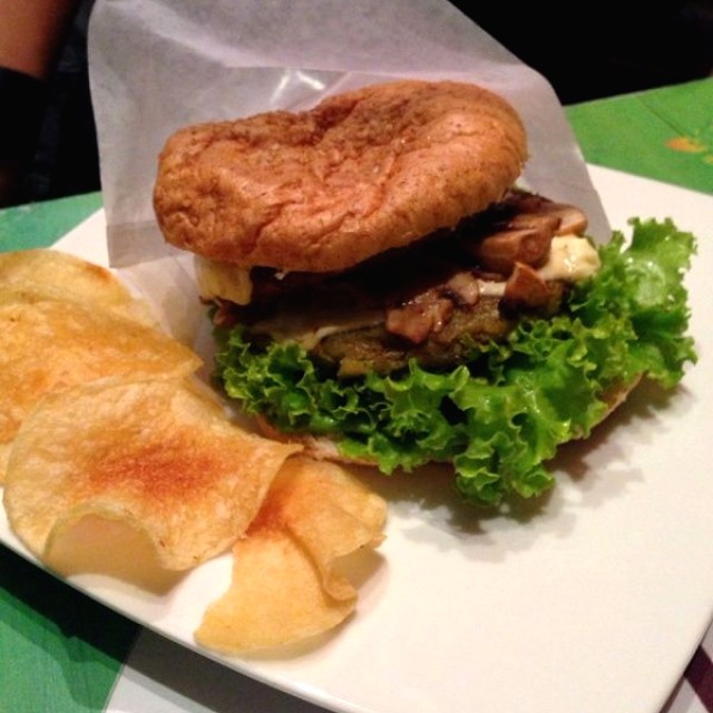 Hamburguesa mixta (lentejas y garbanzos)