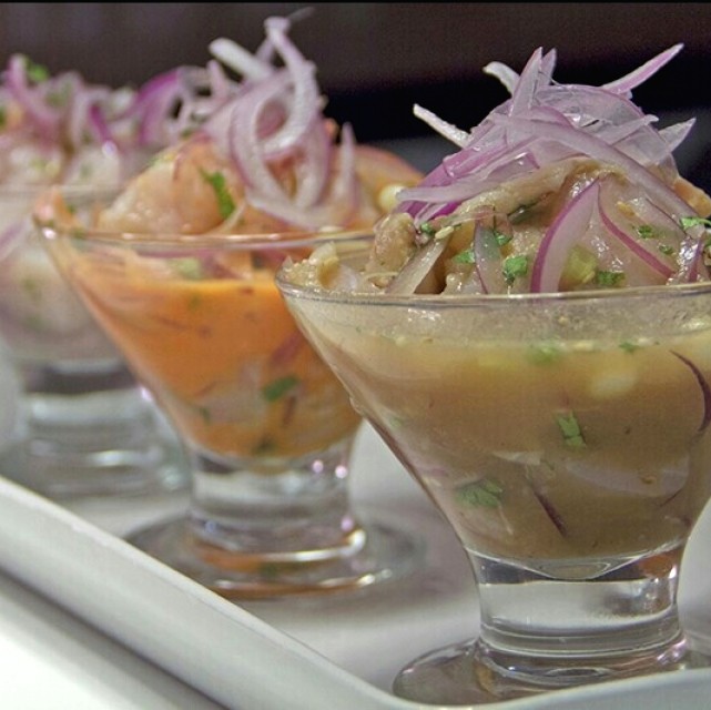 Trio de ceviches