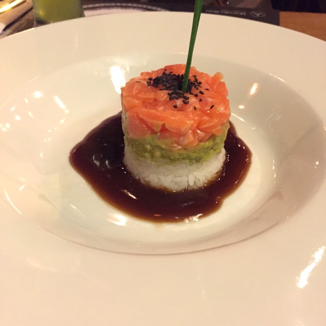 Tartar de salmon