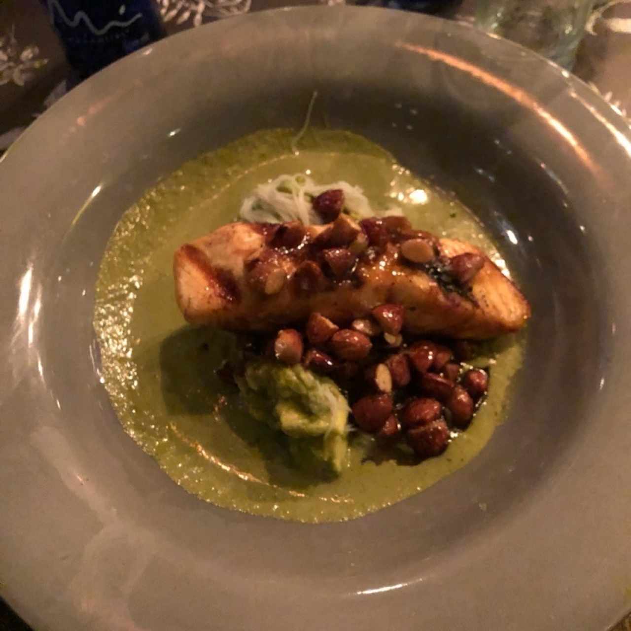 salmon garrapiñado