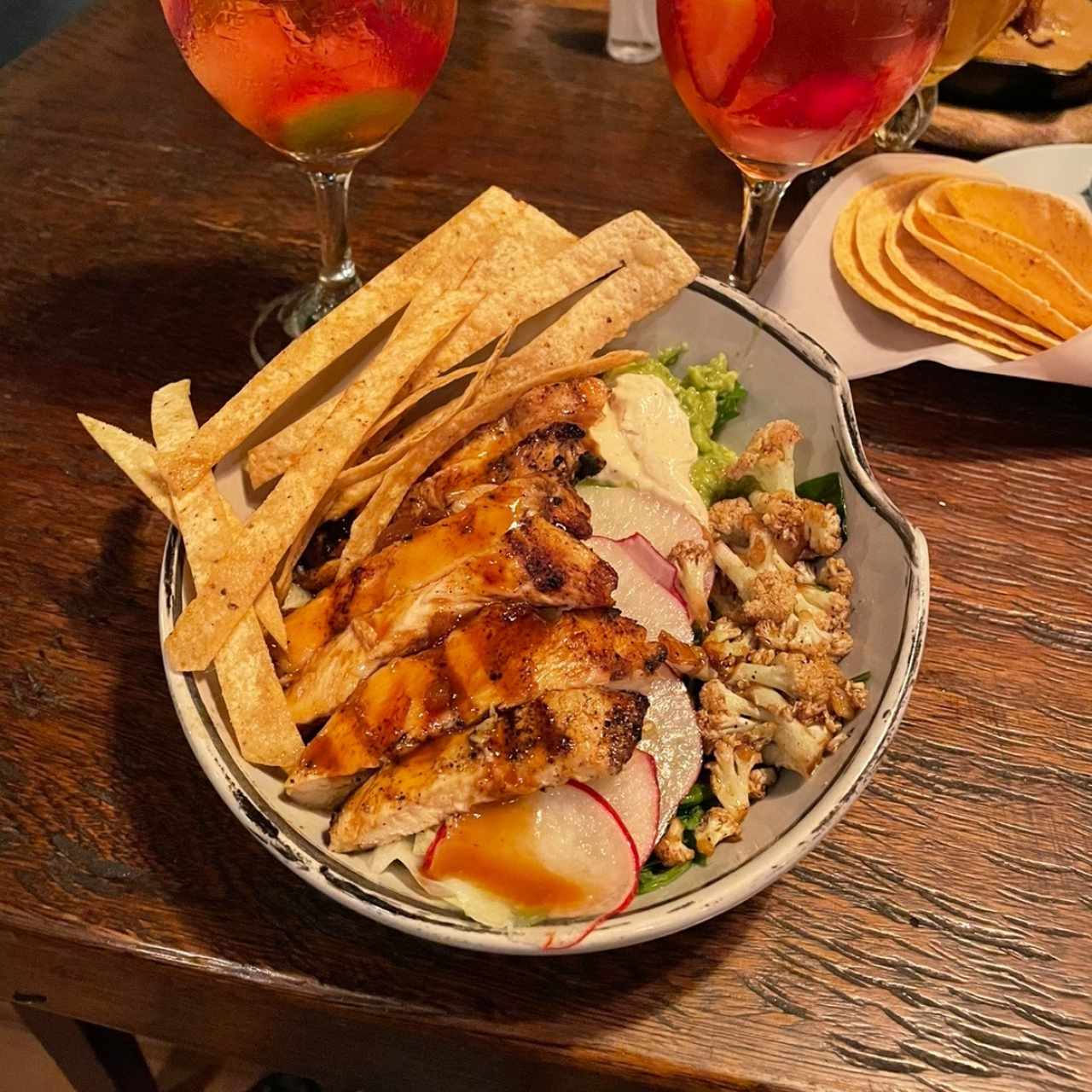 bowl de pollo teriyaki