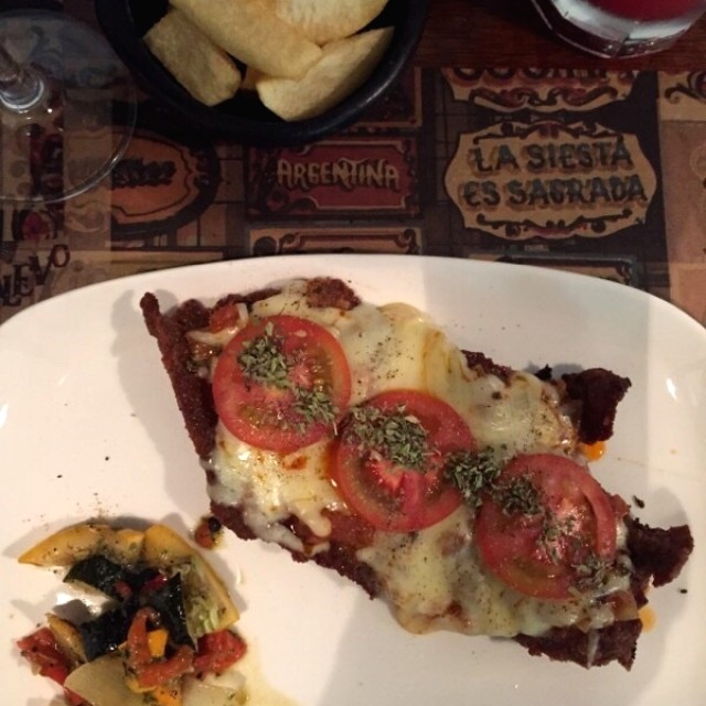 Milanesa napolitana