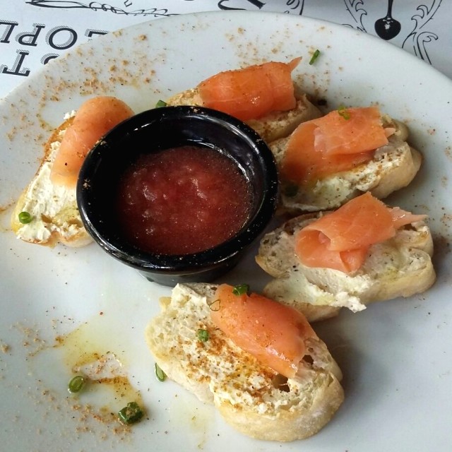 Salmon thins