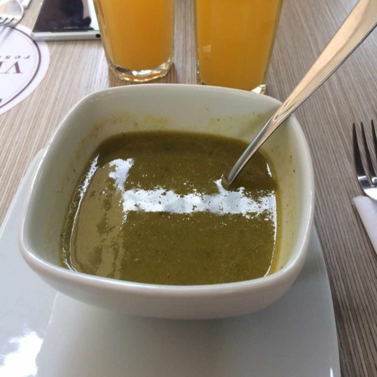 sopa de puerro