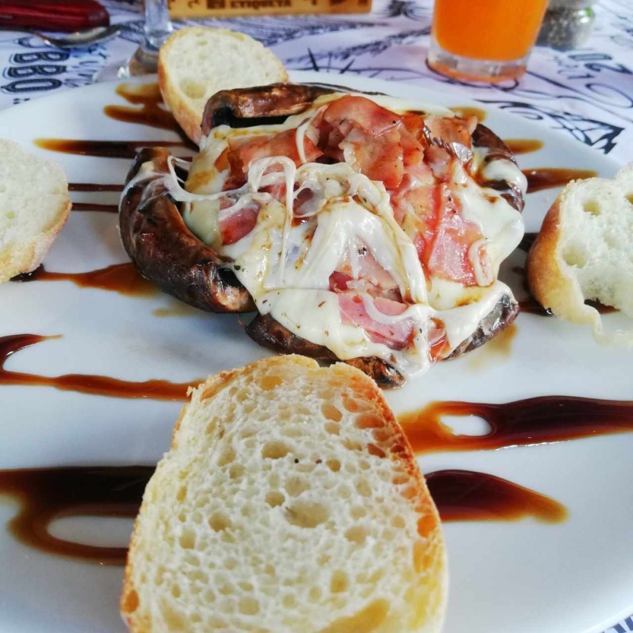 Portobello asado