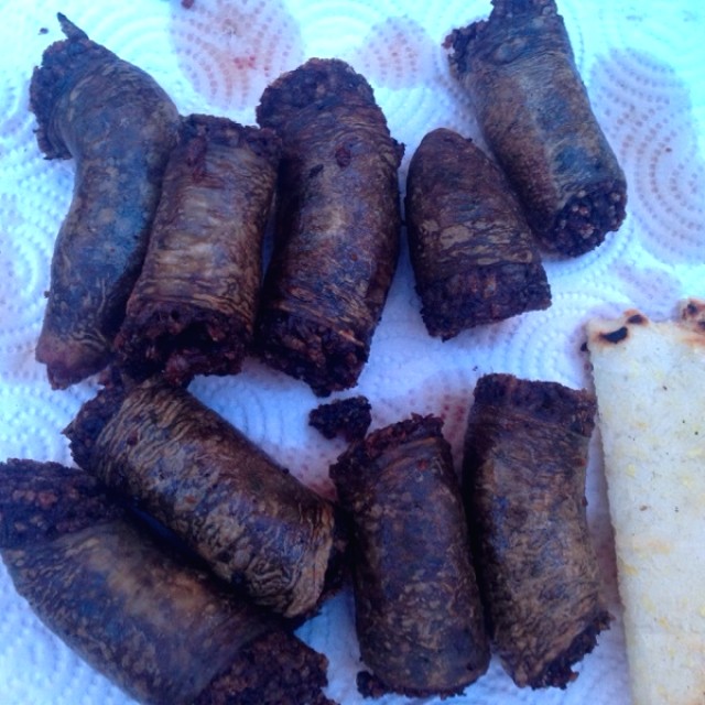 Morcilla frita por 1 lb. 