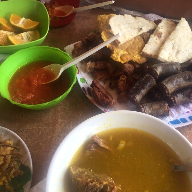 Picada y sancocho