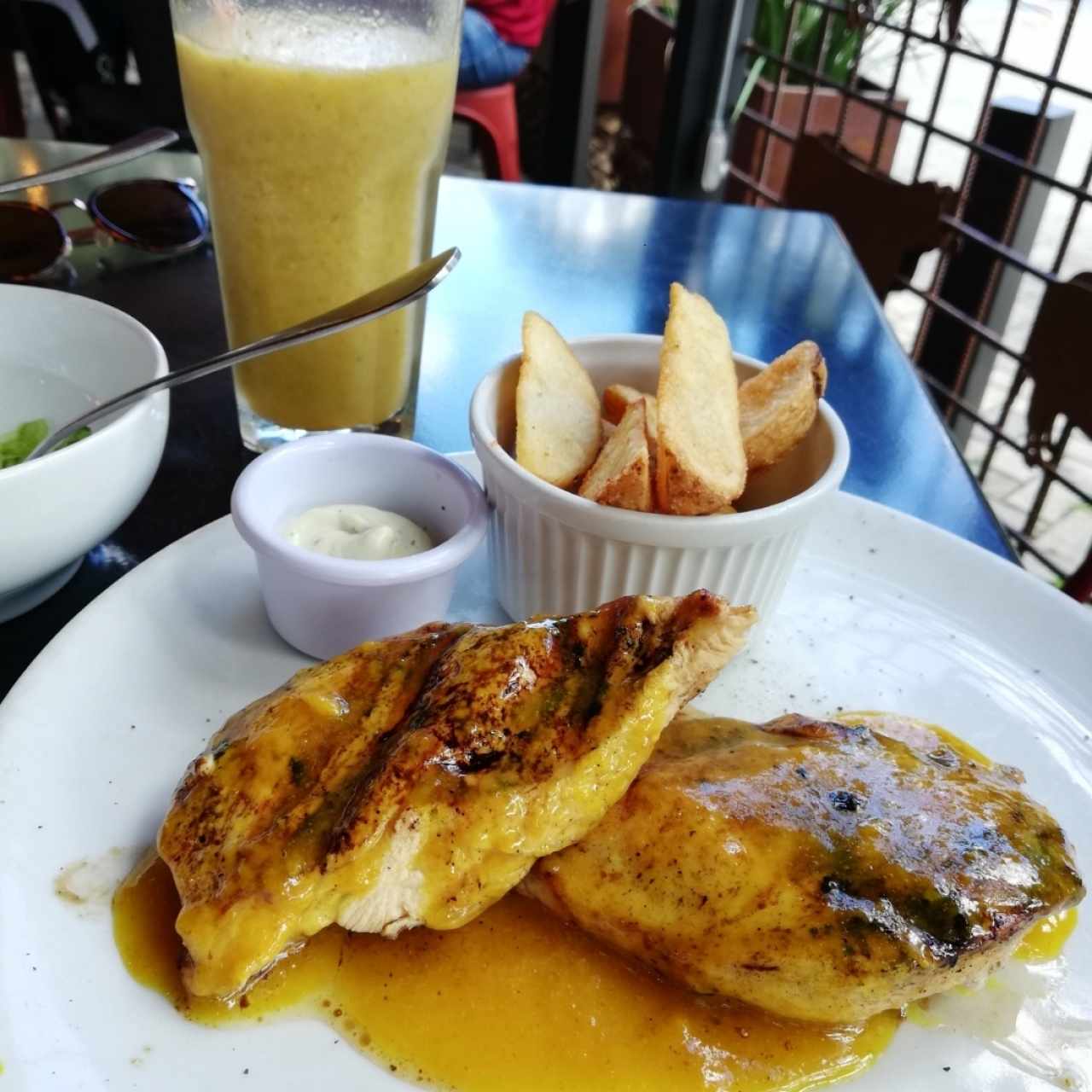 Pollo miel mostaza
