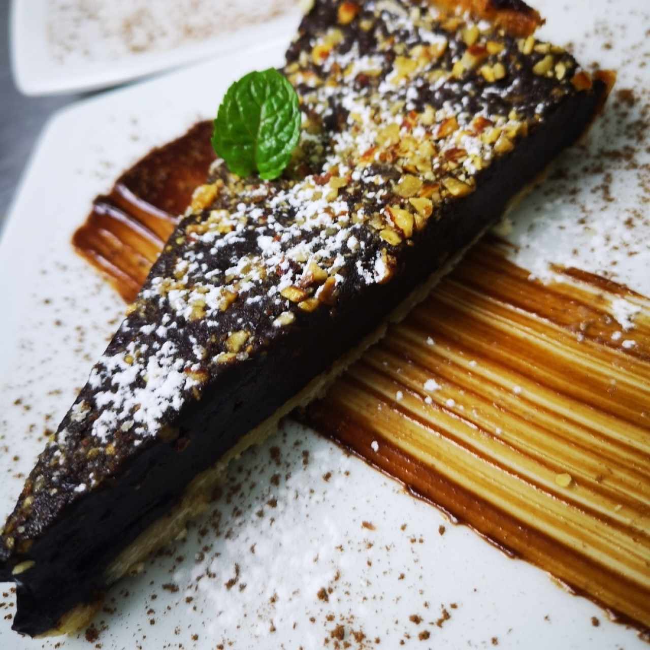 Tarta de Chocolate semiamargo y nueces
