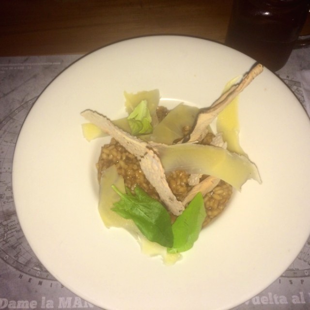 Viaje al mundo, (risotto)