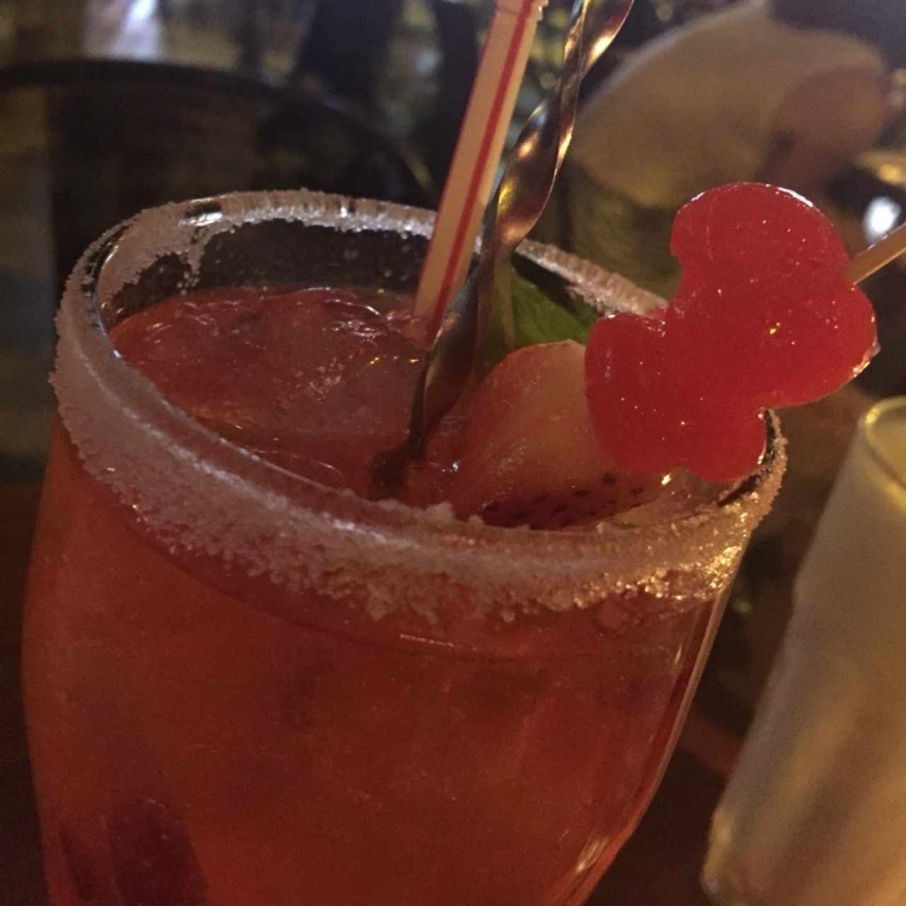soda de frutos rojos