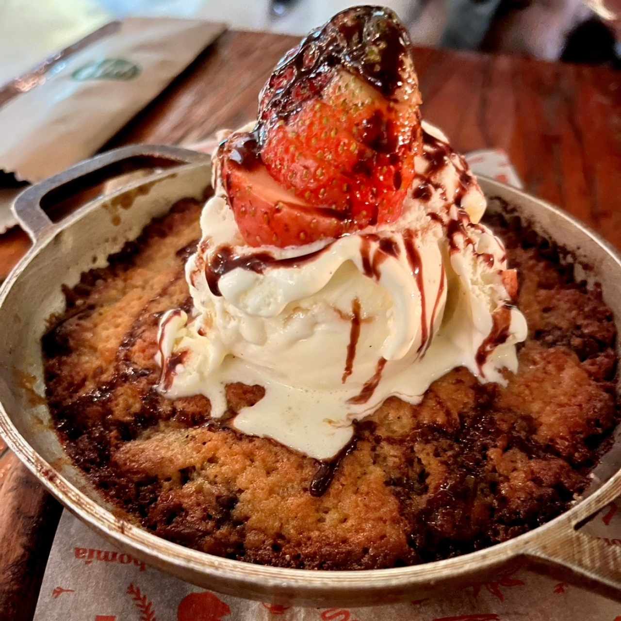 Galletas chips con helado