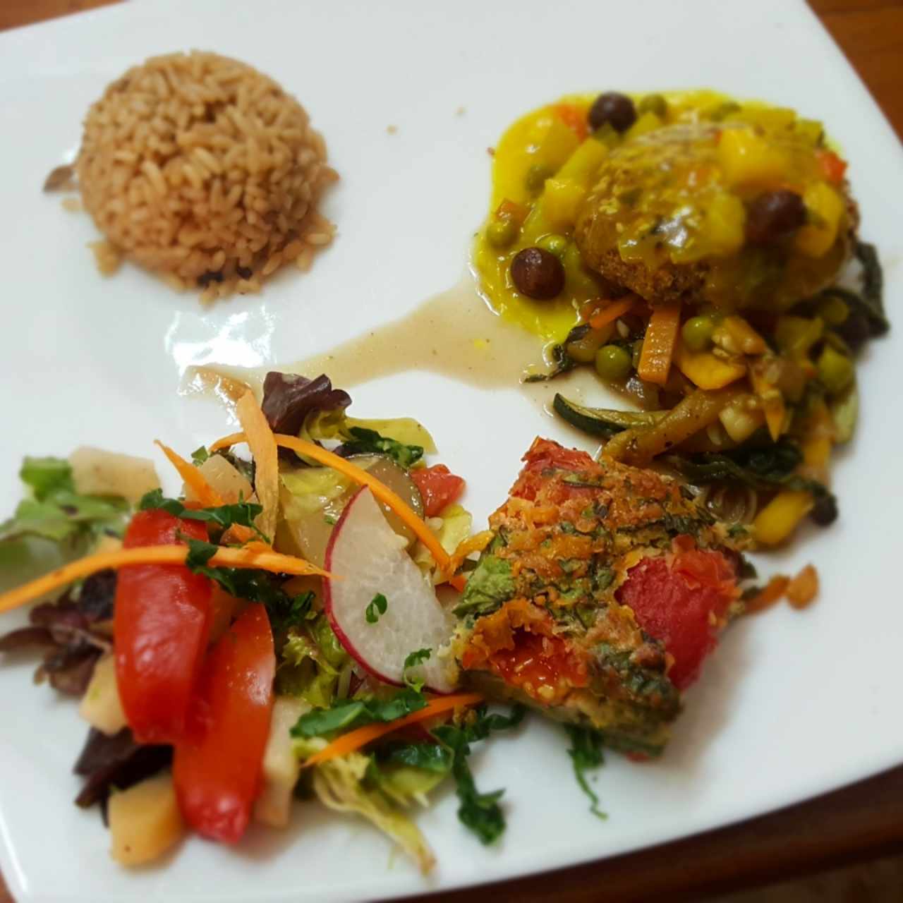menu vegetariano.