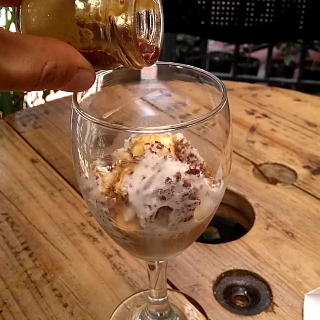 cafe espresso con helado