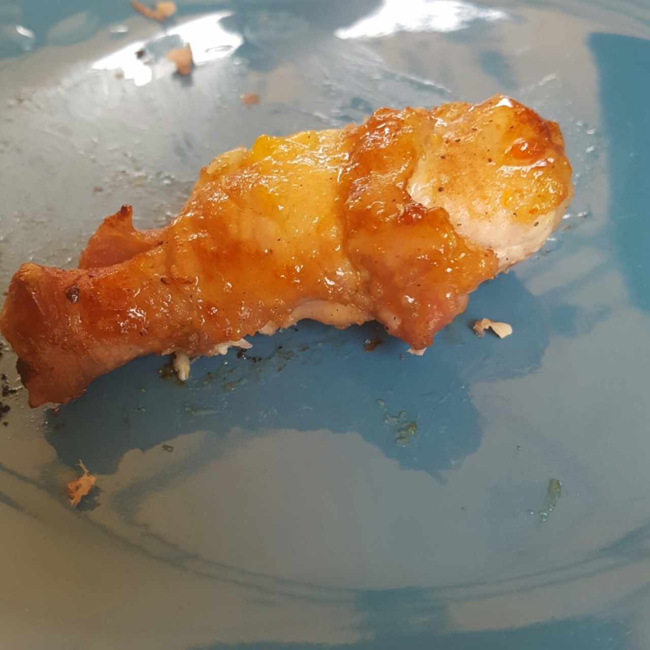 Cerdo con caramelo y mozzarella
