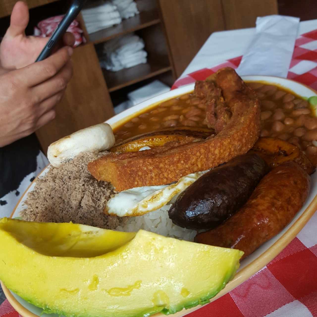 bandeja paisa  hacienda