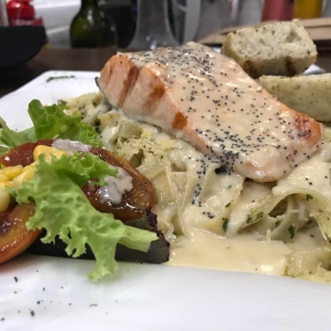 salmon en salsa de coco