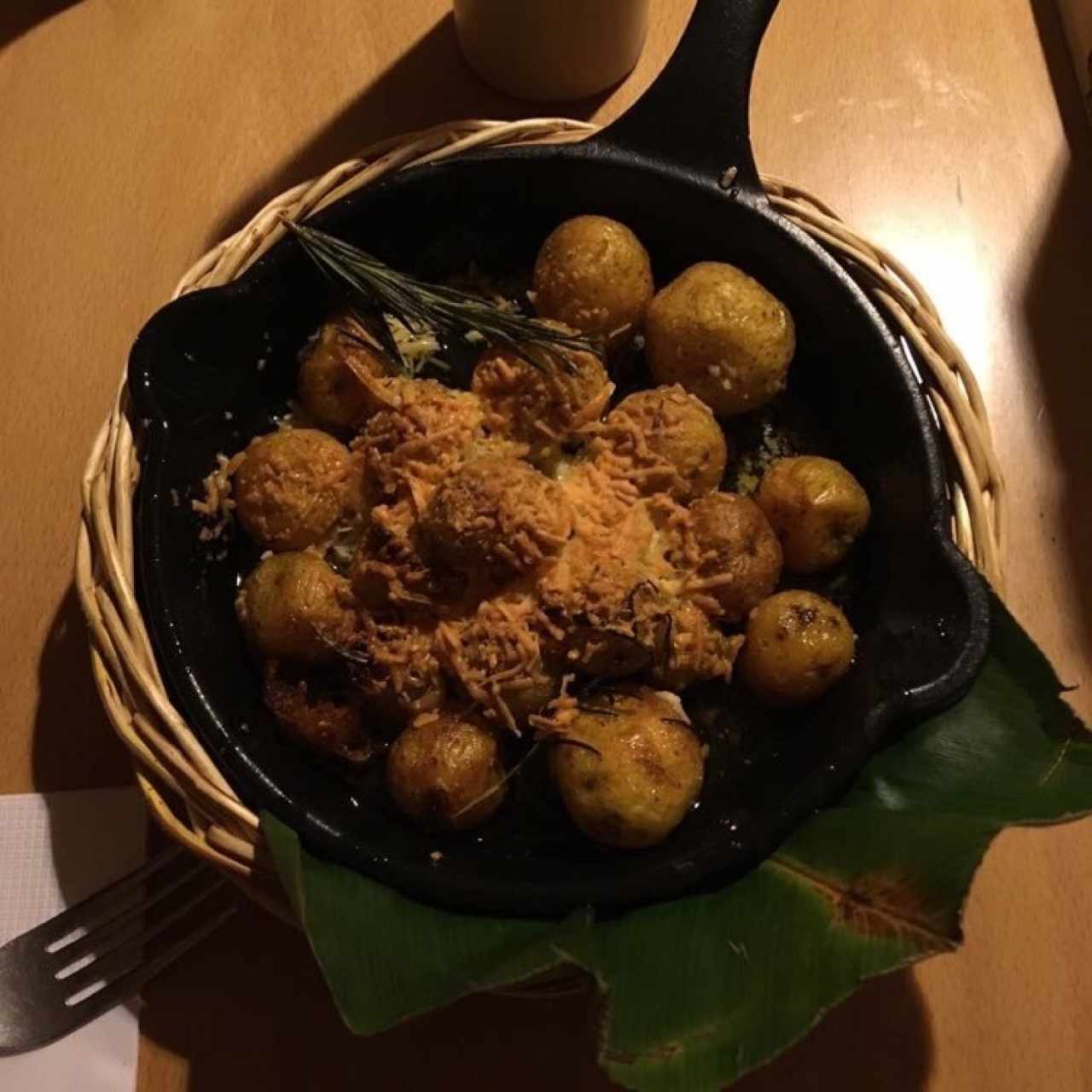 Entrada de papas crilloas 