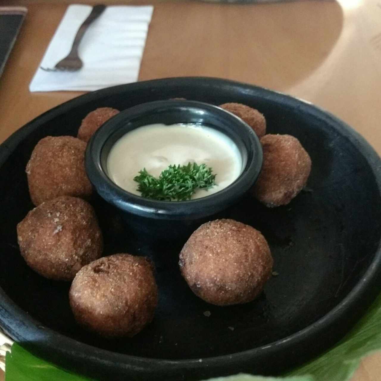 croquetas de papa con queso