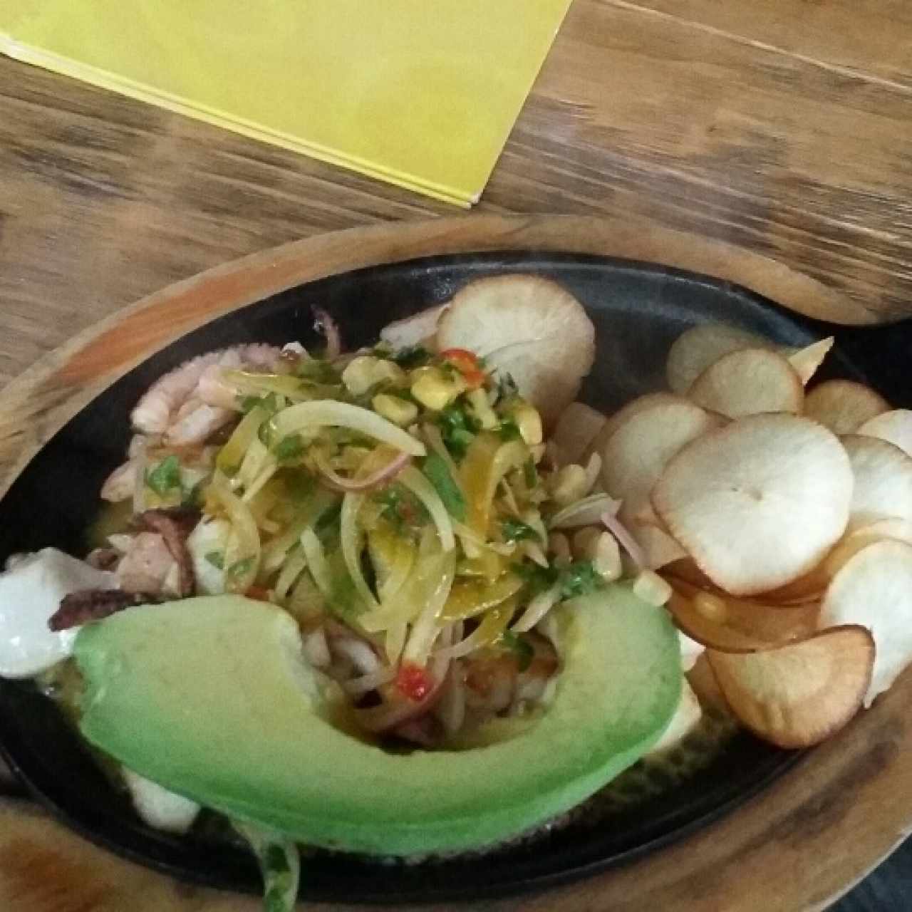 ceviche parrillado