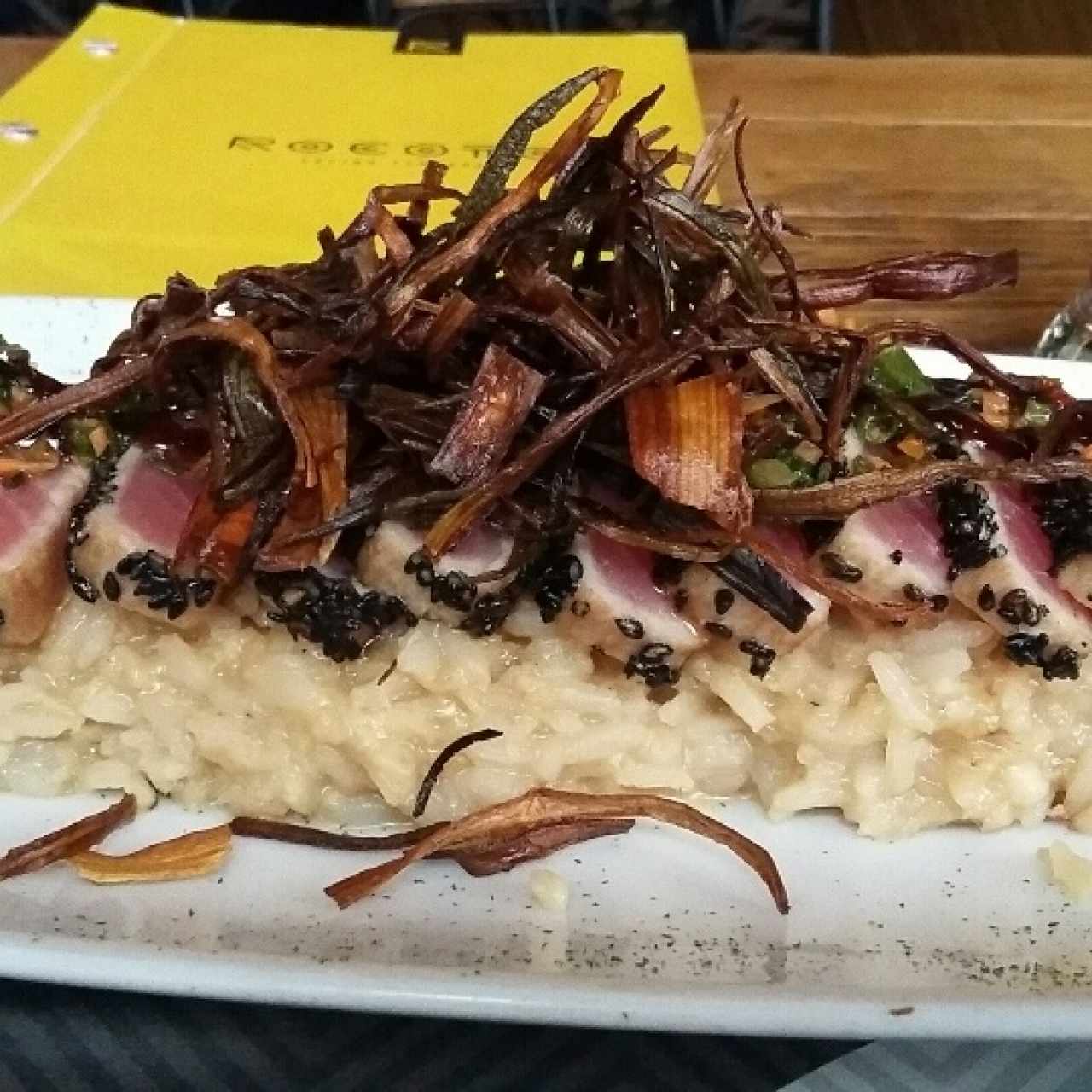 Atun con arroz cremoso