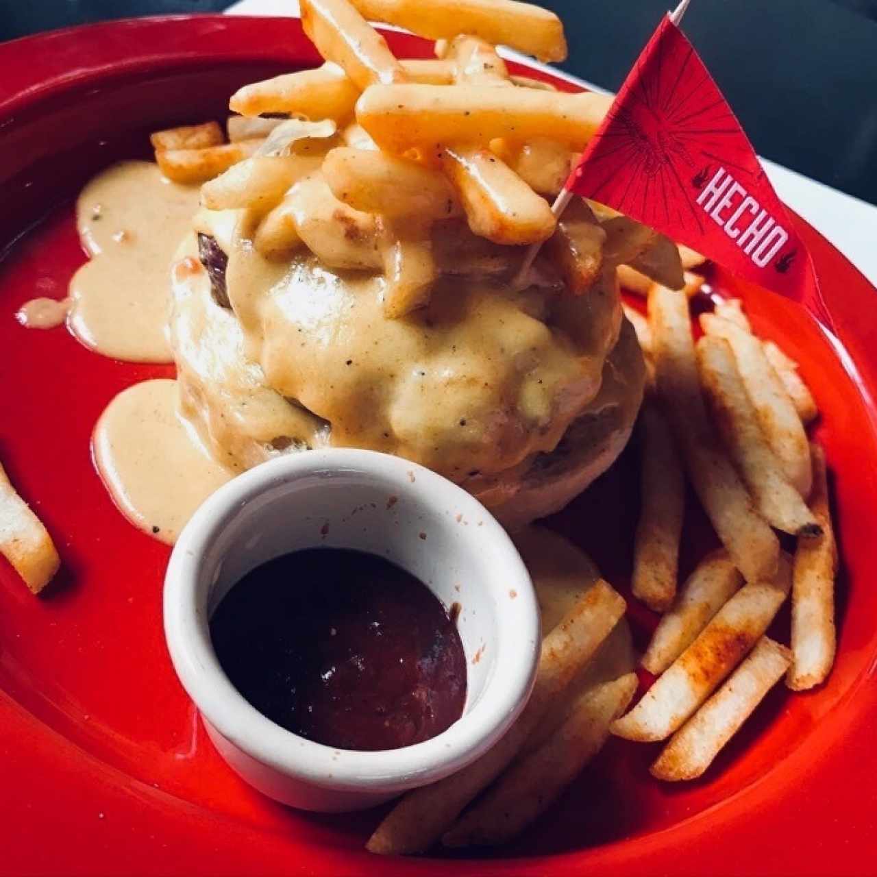 Hamburguesa machete 