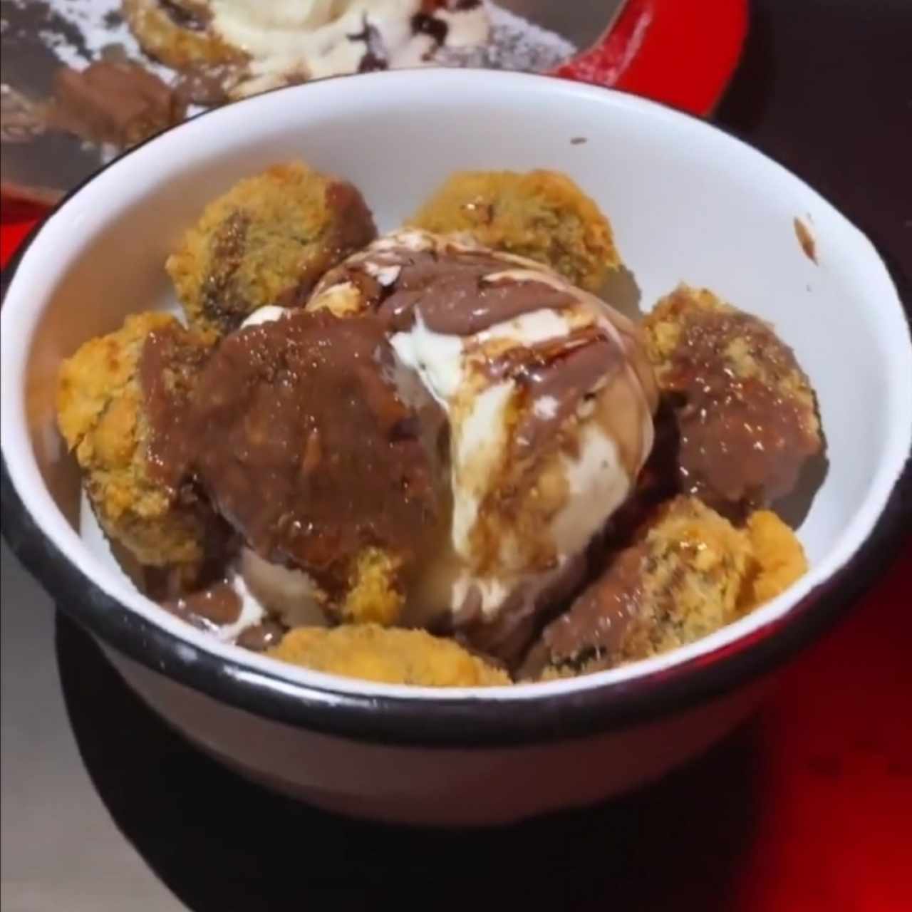 Helado con arequipe 