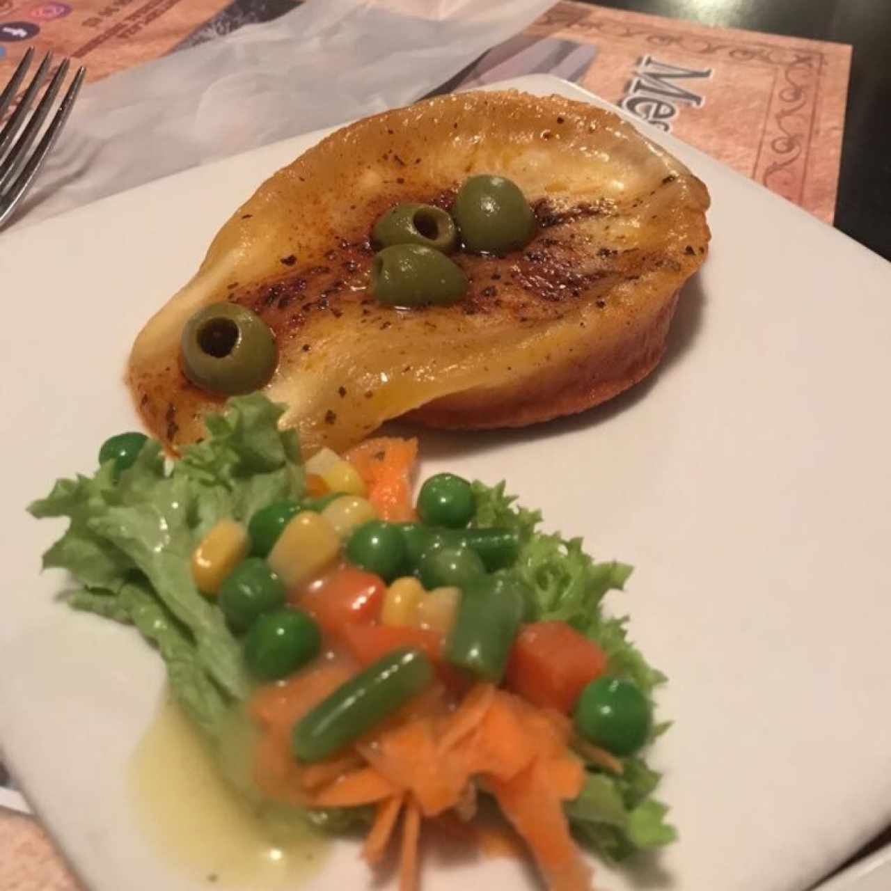 queso a la brasa con especies