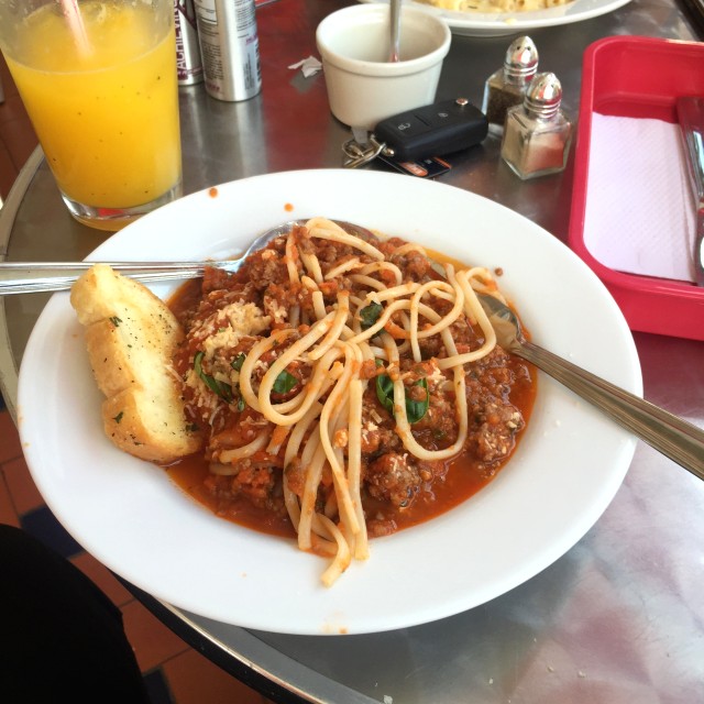 Spaguetti boloñesa