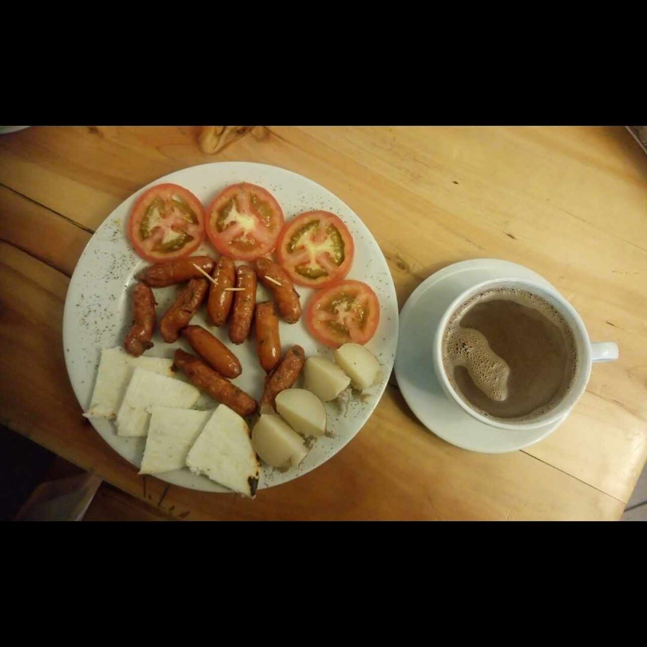 Chorizos y chocolate 