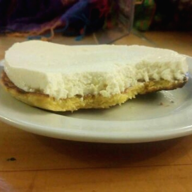 Arepa de chocolo con queso