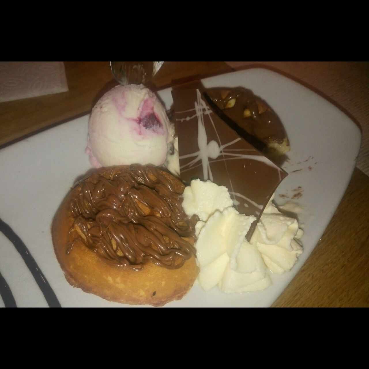 wafle de Nutella