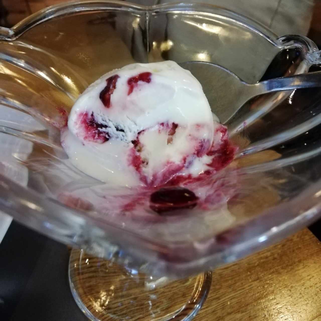 adición de helado
