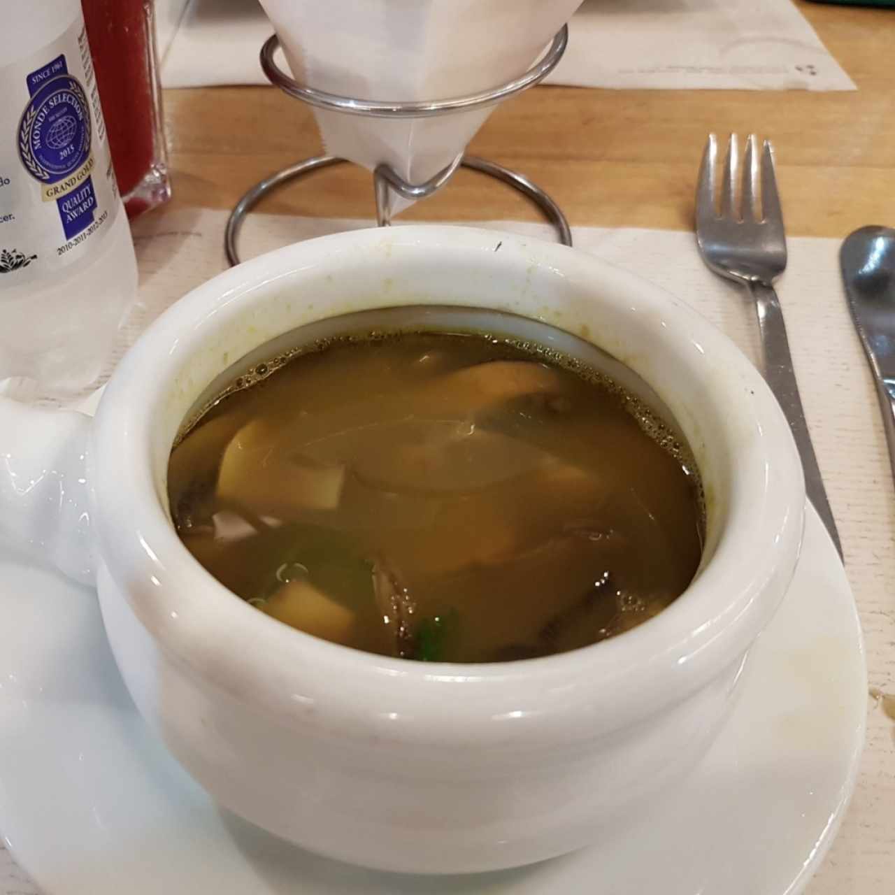 sopa de lentejas