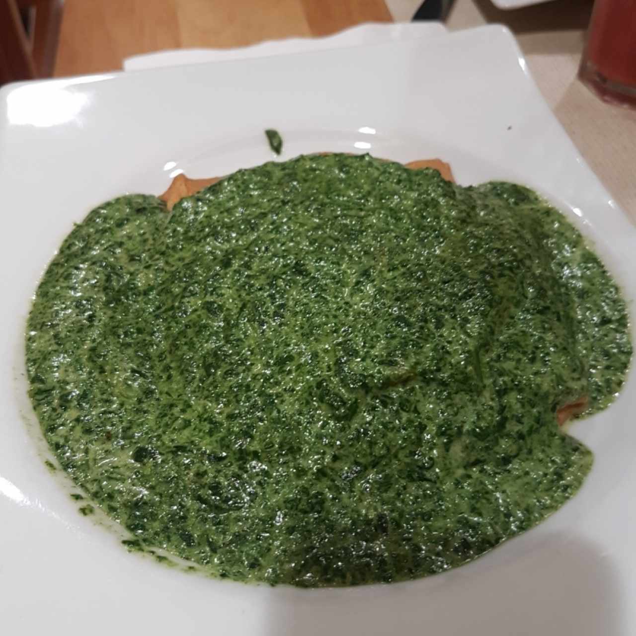 espinaca y queso