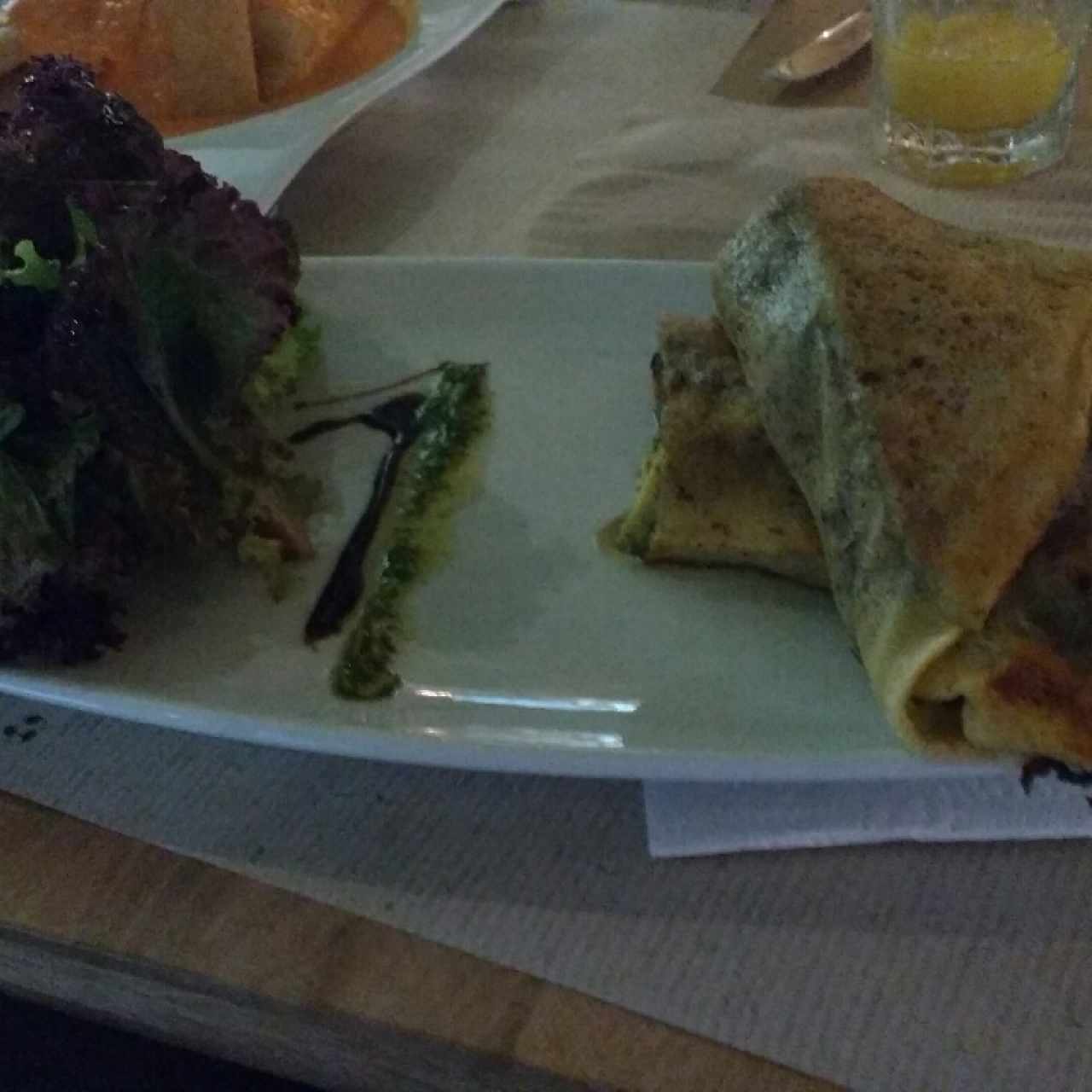 crepes vegetariano 