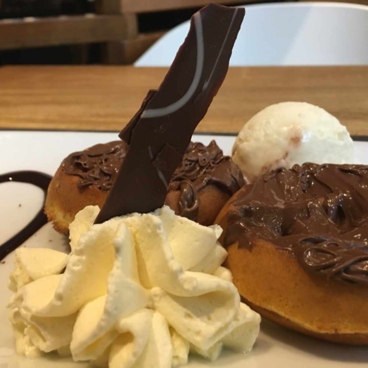 Waffle de nutella 